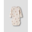 NAME IT BABY dreng - Rogers langærmet bodystocking - Peyote Melange