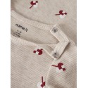 NAME IT BABY pige - Risa kab langærmet bodystocking - Peyote Melange