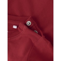 NAME IT BABY Jul langærmet bodystocking - Red Dahlia