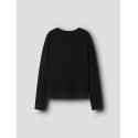 NAME IT KIDS pige - Rosima langærmet slim bluse - Black