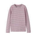 NAME IT KIDS pige - Vemma glimmer slim bluse - Full Blooming Pink