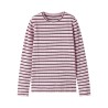 NAME IT KIDS pige - Vemma glimmer slim bluse - Full Blooming Pink