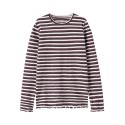 NAME IT KIDS pige - Vemma glimmer slim bluse - Catawba Grape