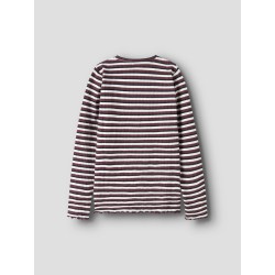 NAME IT KIDS pige - Vemma glimmer slim bluse - Catawba Grape