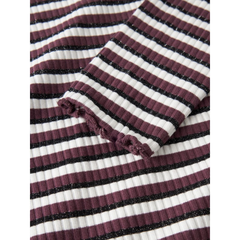 NAME IT KIDS pige - Vemma glimmer slim bluse - Catawba Grape
