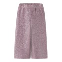 NAME IT MINI pige - Ditsia brede bukser - Mauve Shadows