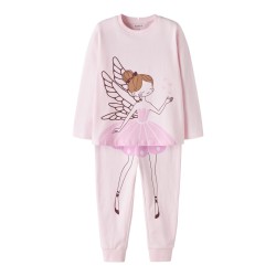 NAME IT MINI pige - Radeq nattøjssæt - Ballerina