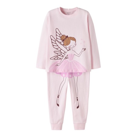NAME IT MINI pige - Radeq nattøjssæt - Ballerina