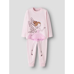 NAME IT MINI pige - Radeq nattøjssæt - Ballerina