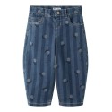 NAME IT MINI pige - Bella barrel jeans - Medium Blue Denim