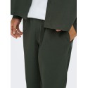 ONLY & SONS Hansi Edge straight bukser - Forest Night