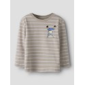 NAME IT MINI dreng - Olle Emil langærmet bluse -  Island Fossil