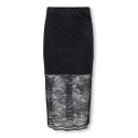 KIDS ONLY Lacey midi blonde nederdel - Black
