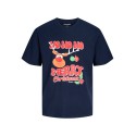 JACK & JONES JUNIOR Xmas fun kortærmet T-shirt - Navy Blazer