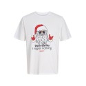 JACK & JONES JUNIOR Xmas fun kortærmet T-shirt - Bright White