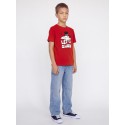 JACK & JONES JUNIOR Xmas fun kortærmet T-shirt - Barbados Cherry