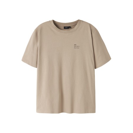 LMTD dreng - Nign kortærmet T-shirt - Savannah Tan