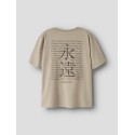 LMTD dreng - Nign kortærmet T-shirt - Savannah Tan