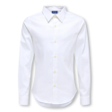 ONLY & SONS JUNIOR Jim slim skjorte - Bright White