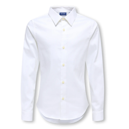 ONLY & SONS JUNIOR Jim slim skjorte - Bright White