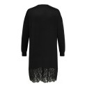 ONLY CARMAKOMA Alba langærmet blonde midaxi kjole - Black