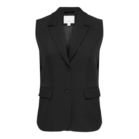 ONLY CARMAKOMA Victoria loose knap vest - Black