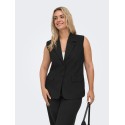 ONLY CARMAKOMA Victoria loose knap vest - Black