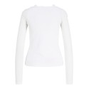 JJXX Lisa layer langærmet bluse - Bright White