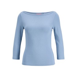 JJXX Star 3/4 boatneck bluse - Faded Denim