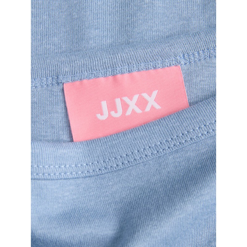 JJXX Star 3/4 boatneck bluse - Faded Denim