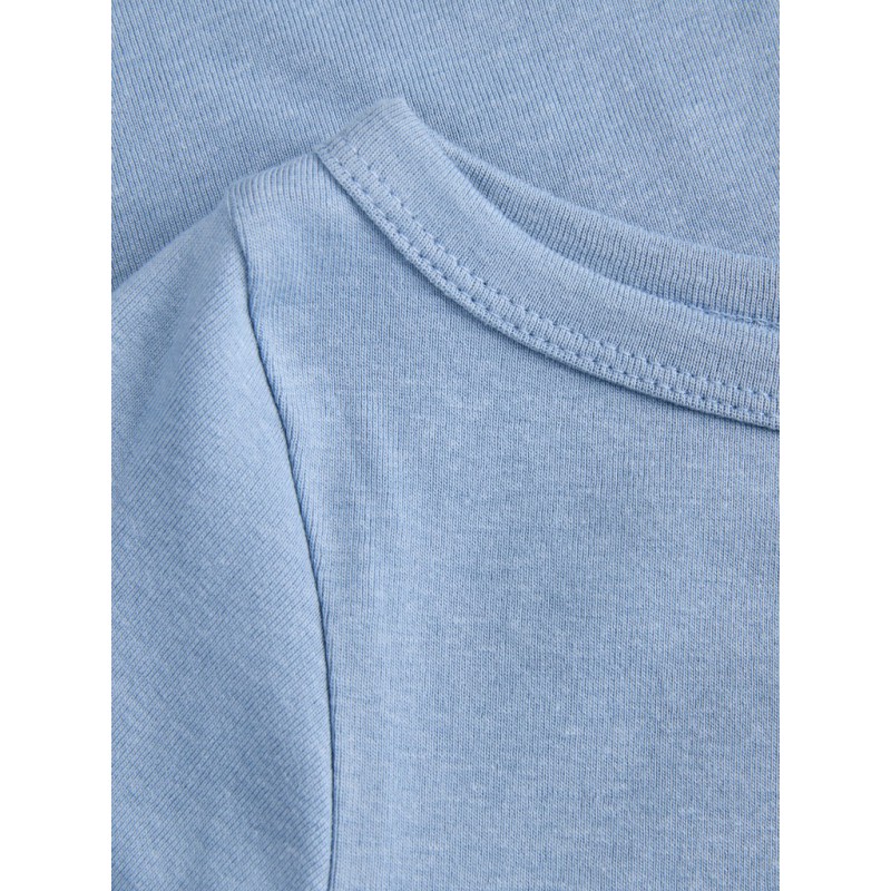 JJXX Star 3/4 boatneck bluse - Faded Denim