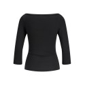 JJXX Star 3/4 boatneck bluse - Black