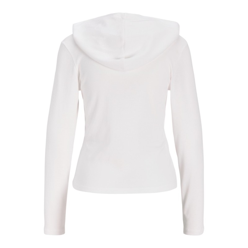 JJXX Henna langærmet hoodie bluse - Cloud Dancer