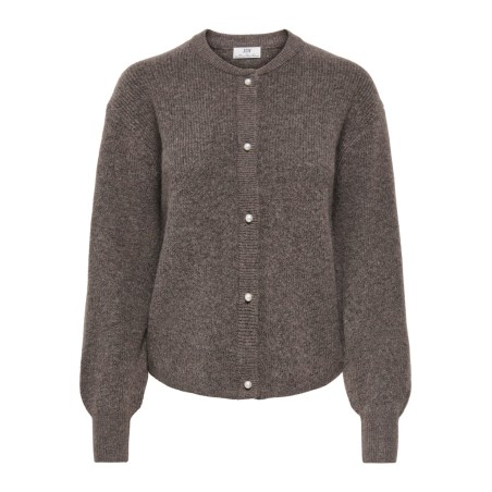 JDY Lumi langærmet knap strik cardigan - Falcon