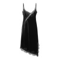 JDY Valerie velvet blonde kjole - Black