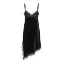JDY Valerie velvet blonde kjole - Black