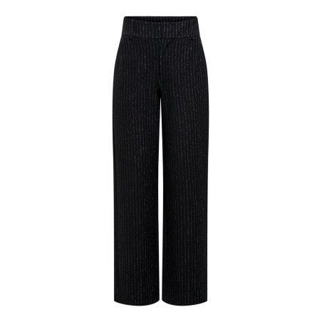 JDY Mary Occasion bukser - Black / Silver Pinstribe