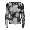 JDY Casablanca langærmet bluse - Black