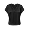 JDY Fifi kortærmet bluse - Black
