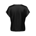 JDY Fifi kortærmet bluse - Black