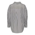 JDY Vesper langærmet loose skjorte - Cloud Dancer / DARK OLIVE