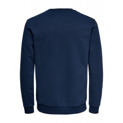ONLY & SONS Ceres Crew Neck  Sweatshirt - Dark Navy