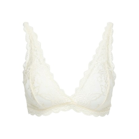ONLY Chloe blonde padded trekant bh - Cloud Dancer