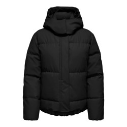 ONLY Agnes coated pufferjakke - Black