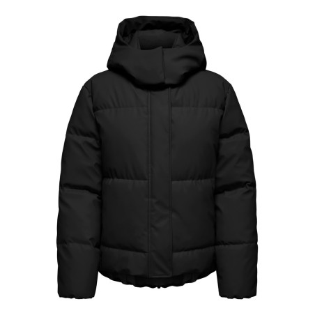 ONLY Agnes coated pufferjakke - Black