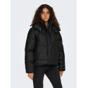 ONLY Agnes coated pufferjakke - Black