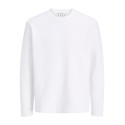 JACK & JONES Legacy scuba langærmet T-shirt - Bright White