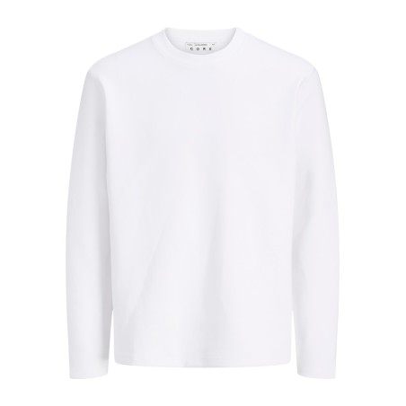 JACK & JONES Legacy scuba langærmet T-shirt - Bright White
