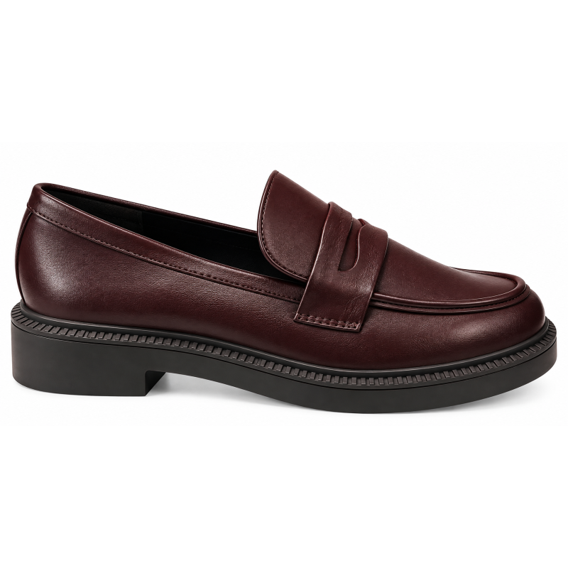 ITALIA SHOES Loafers - Wine