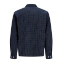 JACK & JONES Menton seersucker skjorte - Sky Captain